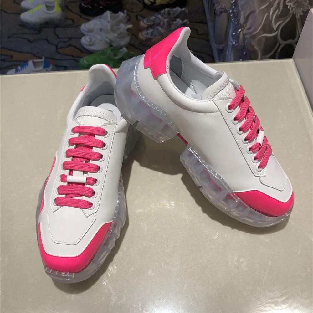 Новинка Женские кроссовки Сезон осень Брендовые модные кожаные повседневные