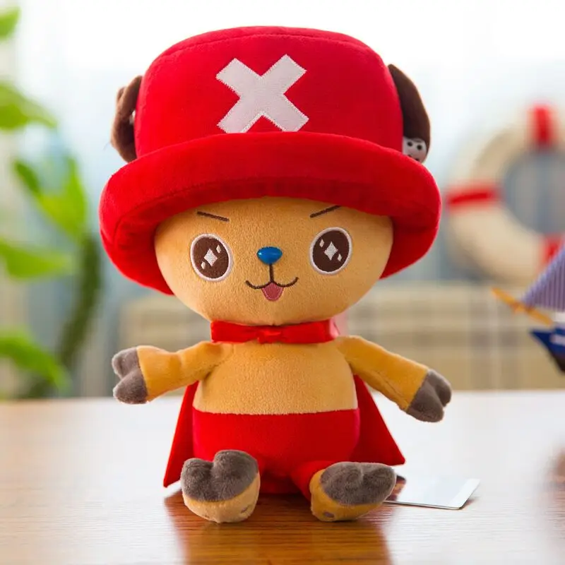 

35CM Anime One Piece Chopper Cartoon Figure Plush Doll Stuffed Animals Kids Toys