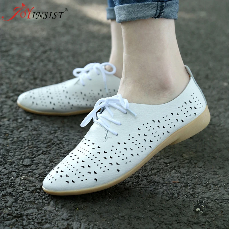 Кожаные туфли с заостренным носком повседневные белые весна лето 2017|shoes spring|summer