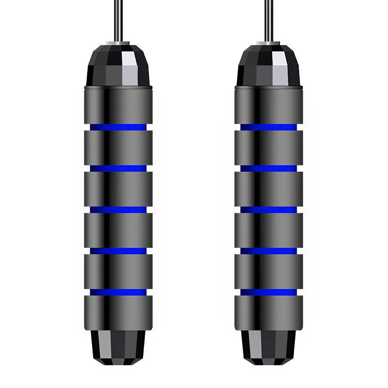 blue Скакалка для занятия спортом дома, Скакалка для фитнеса Сталь проволочного каната, оборудование для снижения веса тренировка оборудования - Цвет: blue