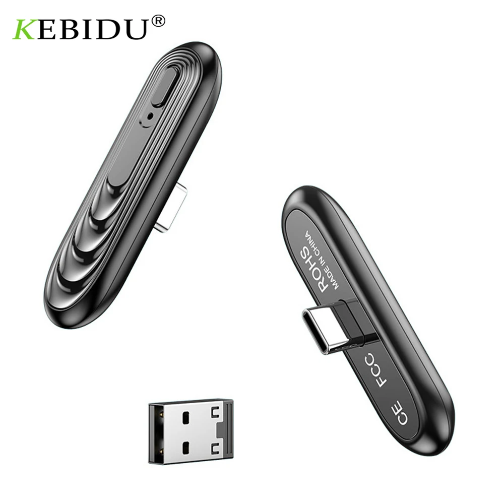 

2021 Bluetooth 5,0 Dongle аудио передатчик приемник Type C USB беспроводной адаптер и микрофон для PS4 Nintendo переключатель ПК ТВ