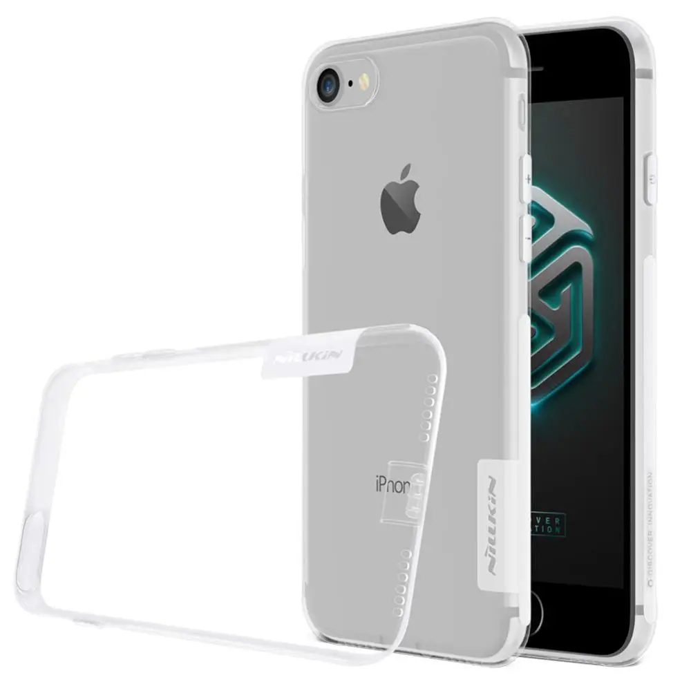 Чехол Nillkin для iPhone SE 2020 0 6 мм ультратонкий прозрачный мягкий силиконовый ТПУ