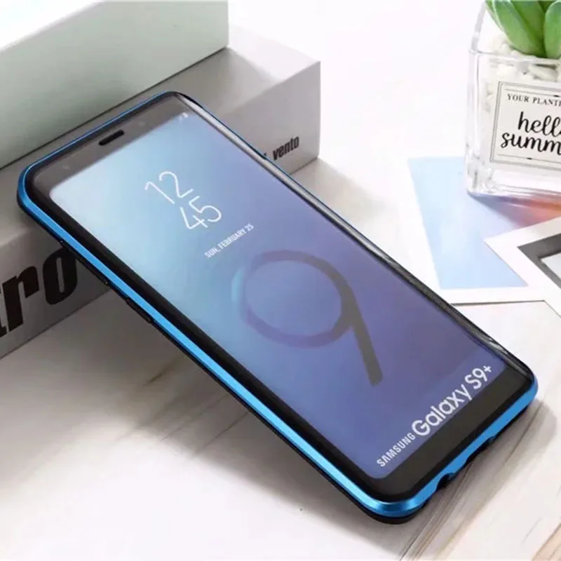 360 полностью Магнитный чехол для Samsung Galaxy Note 10 Pro S10 5G S20 Plus A51 A71 A90 A50 A70 A80