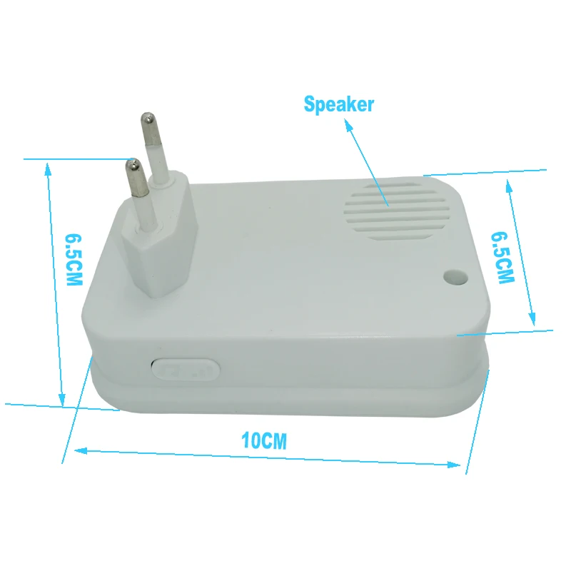 Беспроводной дверной звонок пульт дистанционного управления светодиодный