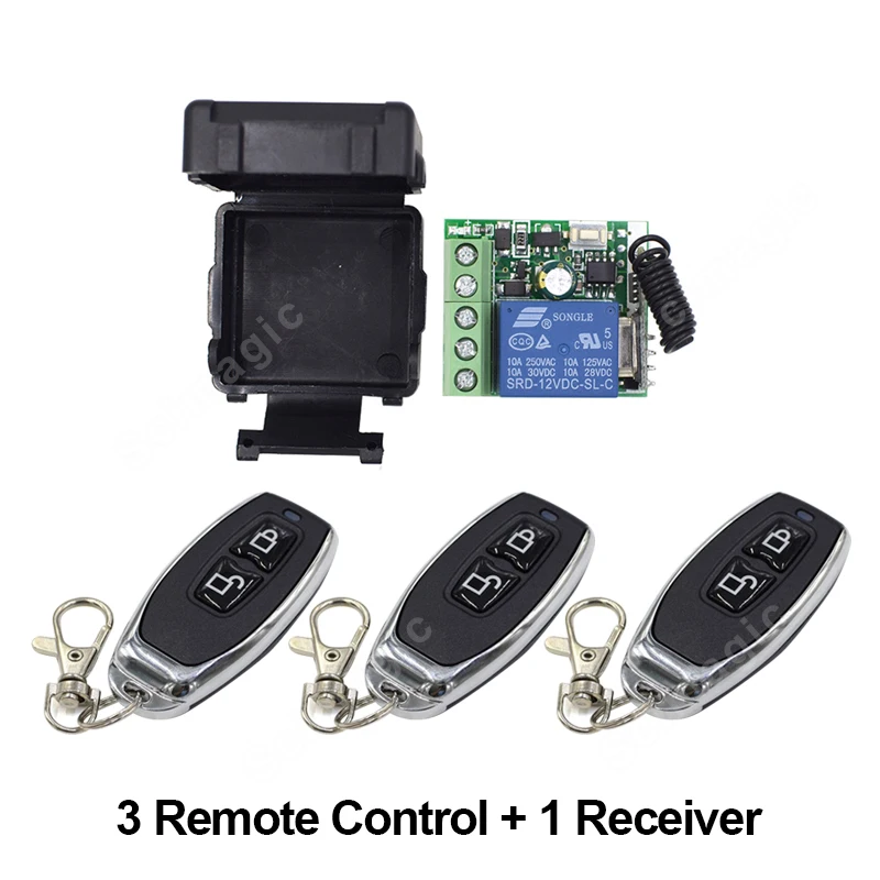 Беспроводной пульт дистанционного управления Переключатель 433 МГц 12 В