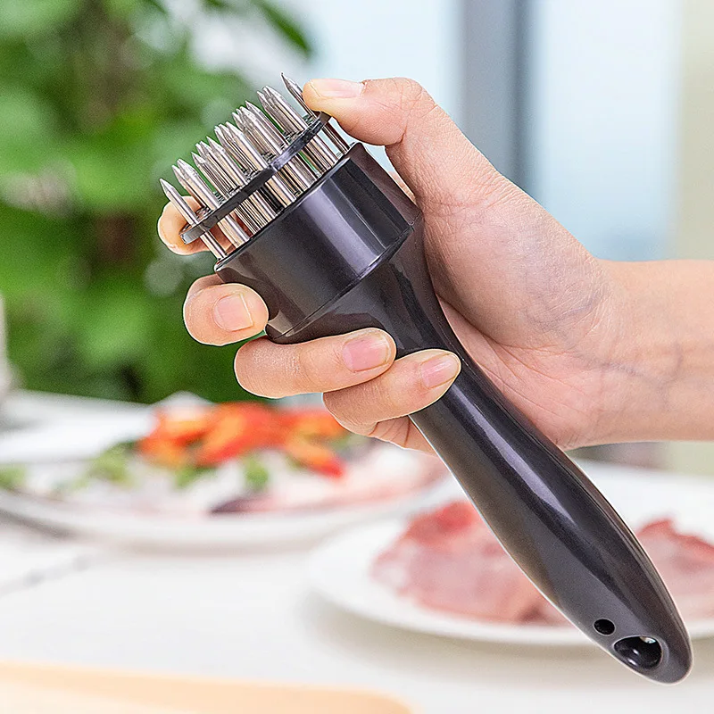 Kitchen Stainless Steel Gadget Meat Tenderizer Needle Hammer Beef Steak Pork Loose Tool Cooking Accessories | Дом и сад