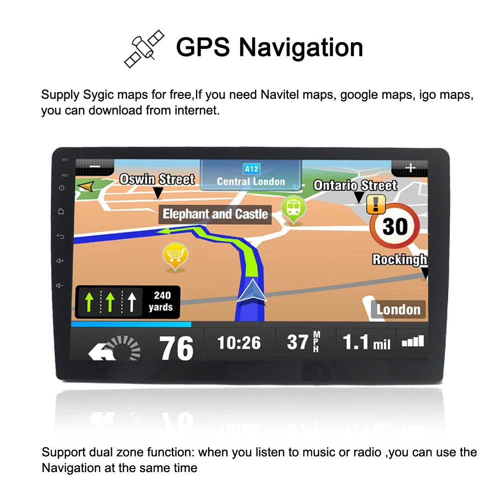 Автомобильный DVD-плеер Android 9 1 стерео аудио радио GPS-навигация мультимедийный