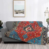 antique persian carpet print blanket bedspread bed plaid sofa bed beach towel muslin blanket winter bed covers