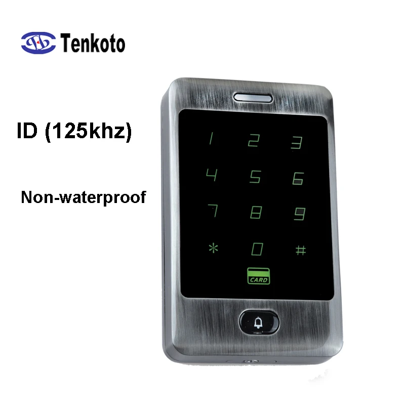 Металлическая бесконтактная цифровая клавиатура Wiegand ID-карта IC Контроль доступа Сенсорный замок с паролем RFID-считыватель