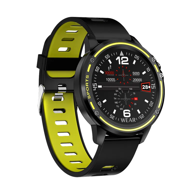 

L8 Smart Watch Men IP68 Waterproof Reloj Hombre Multi-sport mode SmartWatch With ECG PPG Blood Pressure Heart Rate fitness watch