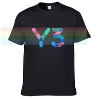 y3 yohji yamamotos classic signature t shirt for men limitied edition mens black brand cotton tees amazing short sleeve topsn3