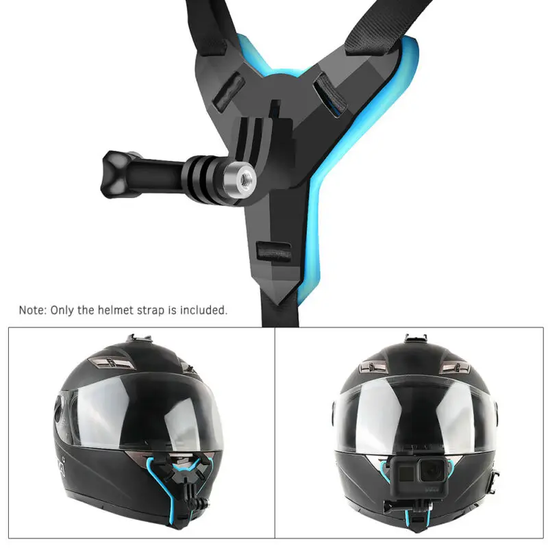 

Universal Motorcycle Helmet Front Chin Mount Holder for Full Face Helmet Selfie Light Lamp For GoPro Hero Action Camera
