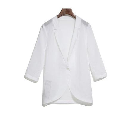 Женский льняной пиджак Тонкий Повседневный удобный для весны и осени LX1421 |