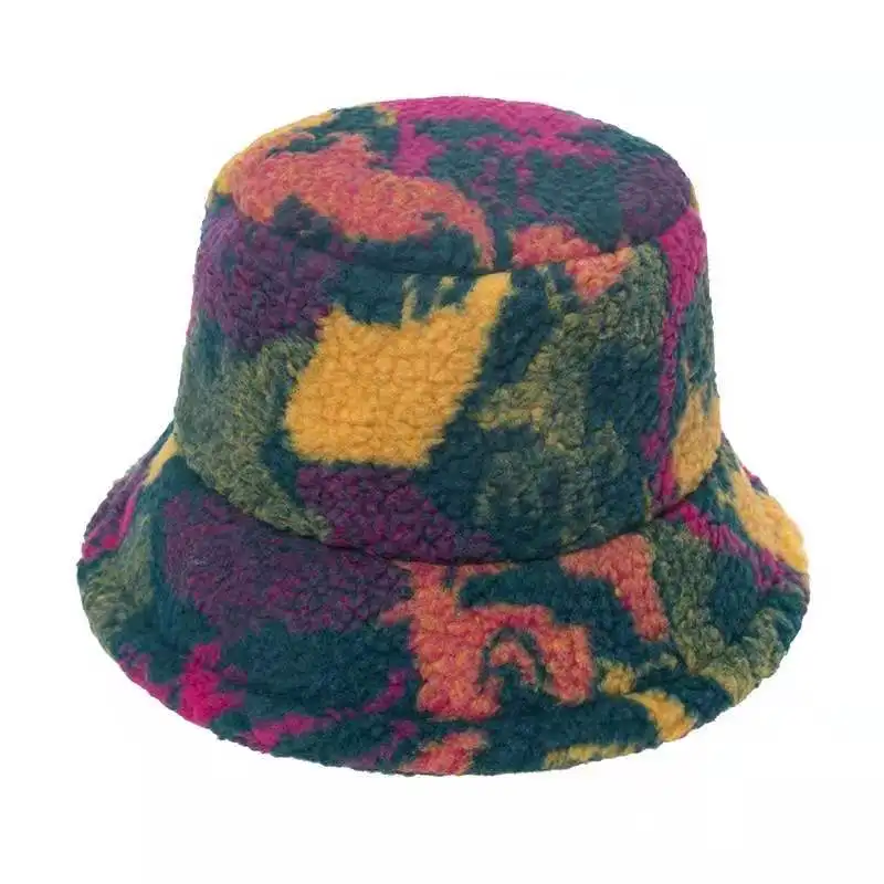 

НОВАЯ шапка унисекс, однотонная теплая Женская шапка из искусственного меха, зимние Панамы из искусственного меха для женщин, уличная Солнц...