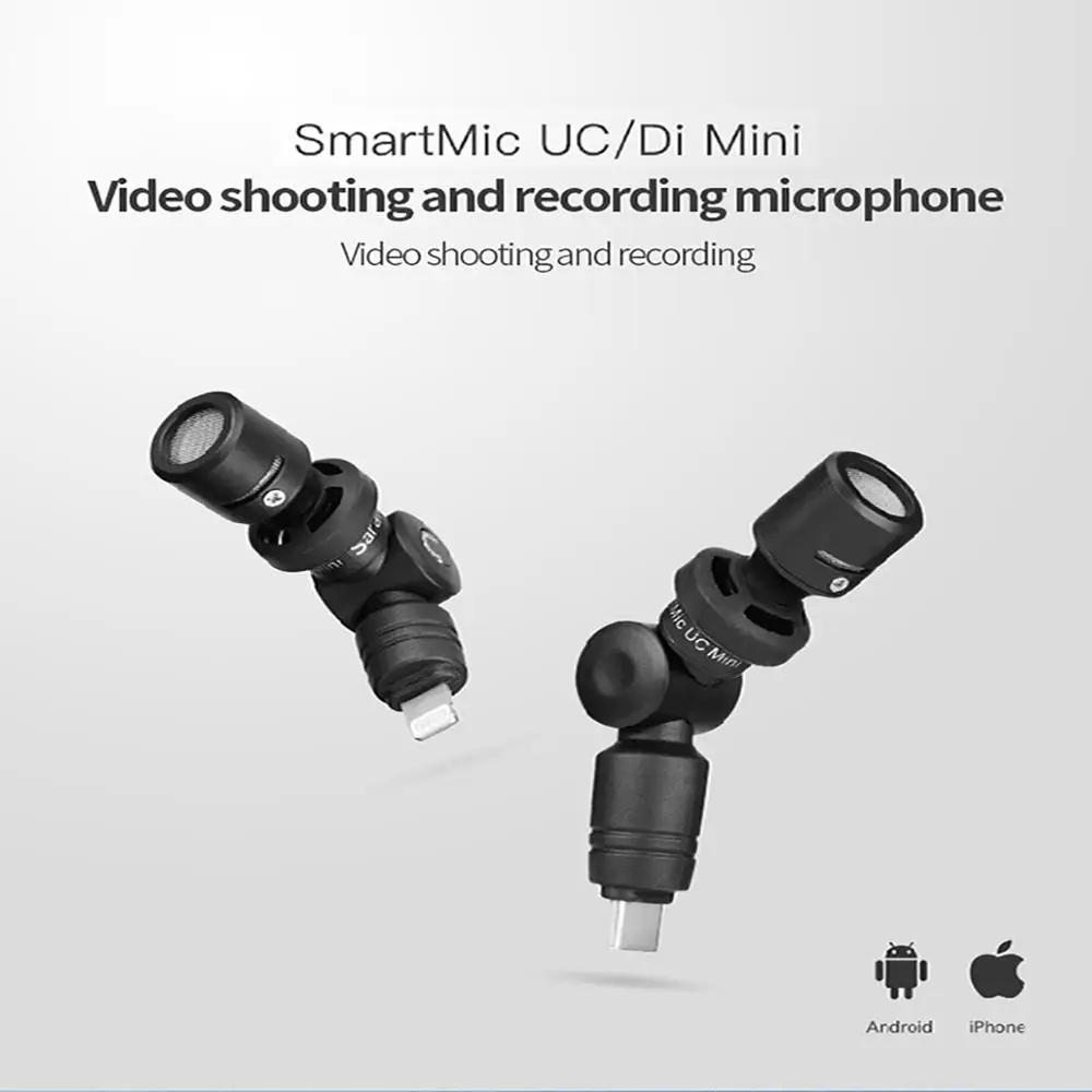 Смартфон Saramonic SmartMic UC Di Vlog микрофон запись видео и аудио для iPhone 11 Pro Max 8 7 X порт Type C