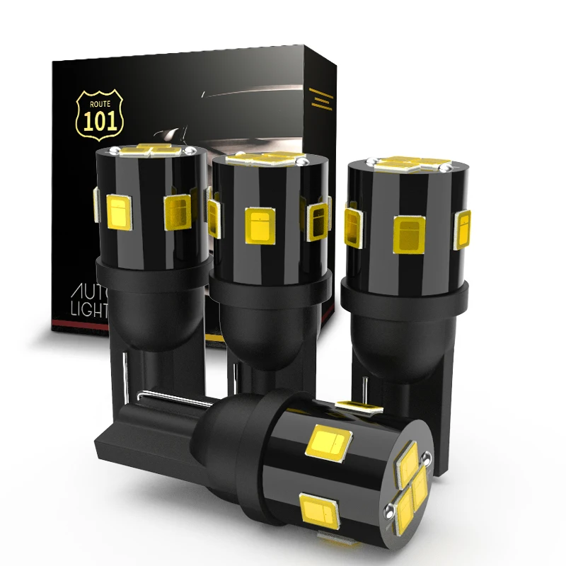 Route101 T10 LED W5W 12V светодиодный автомобильный светильник WY5W желтый оранжевый 5W5 194 168