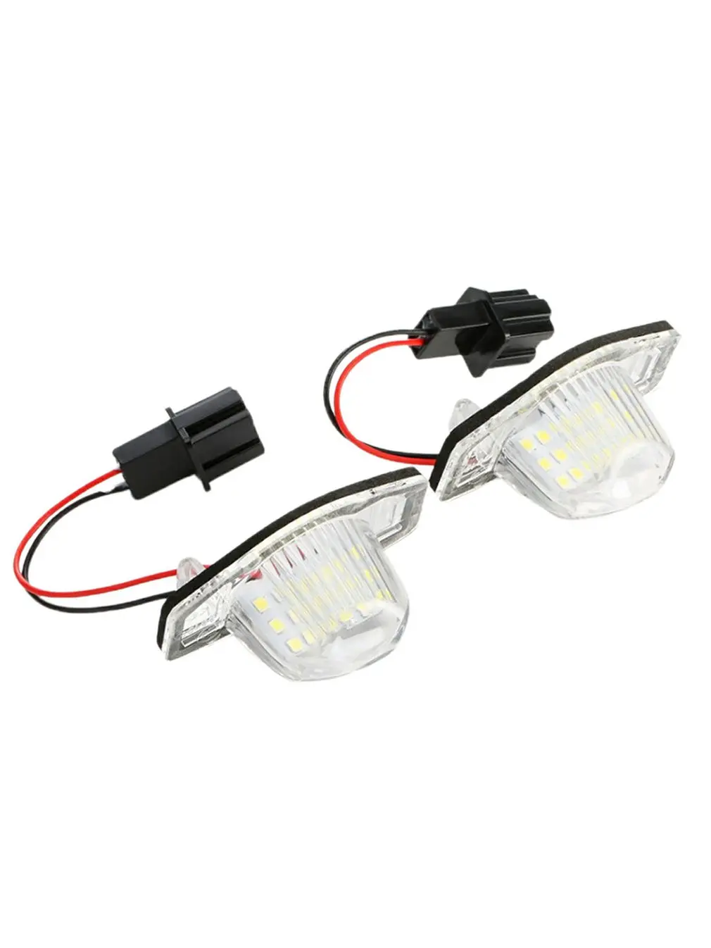 2pcsset license plate light lamp housing parking light car modification replacement part for honda fit crv frv hr v free global shipping