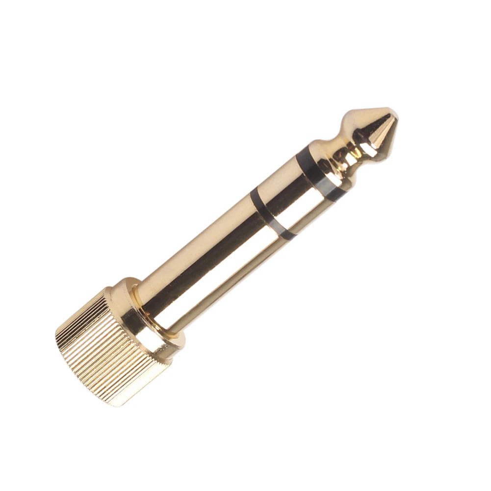 

Headphone Audio Screw Adapter 1/2pcs Jack 6.35mm Male to 3.5mm Female Connector Audio Jack Adapter Earphone Plug