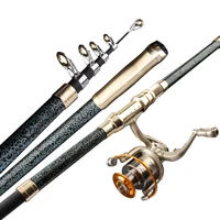 new telescopic portable fishing rod 2 1m2 4m2 7m3 0m3 6m travel sea boat rock fishing rod carp fishing gear ultralight rod