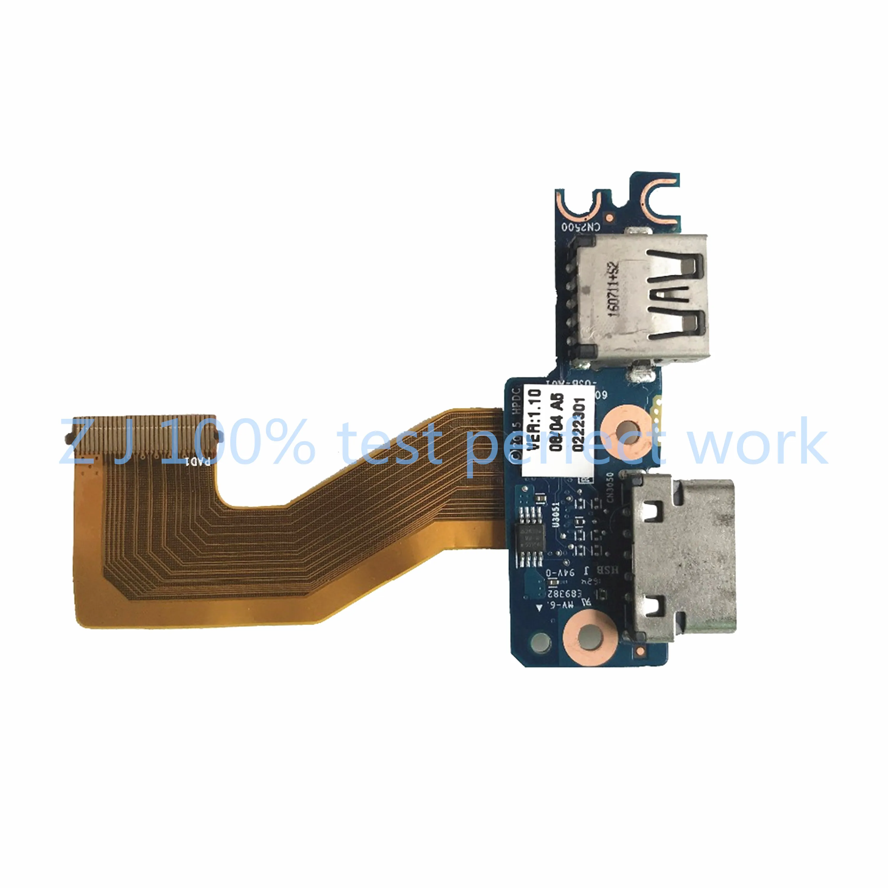 Оригинальная плата VGA для ноутбука HP EliteBook 840 740 G3 с кабелем 6050A2727501 6035B0128301 USB A01 100%