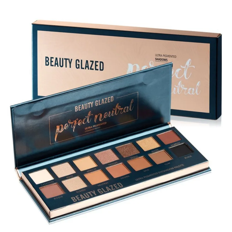 14 цветов Макияж Палитра Тени для век наборы макияжа красота глазурованная