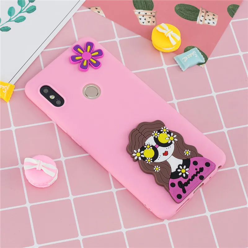 3D Единорог кактуса мягкий TPU чехол для Xiaomi mi A3 A1 A2 Lite mi 9T Red mi Примечание 8 7 6 5 K20 Pro 4 4X 5A 6A 4X S2 Red mi 7 Чехол
