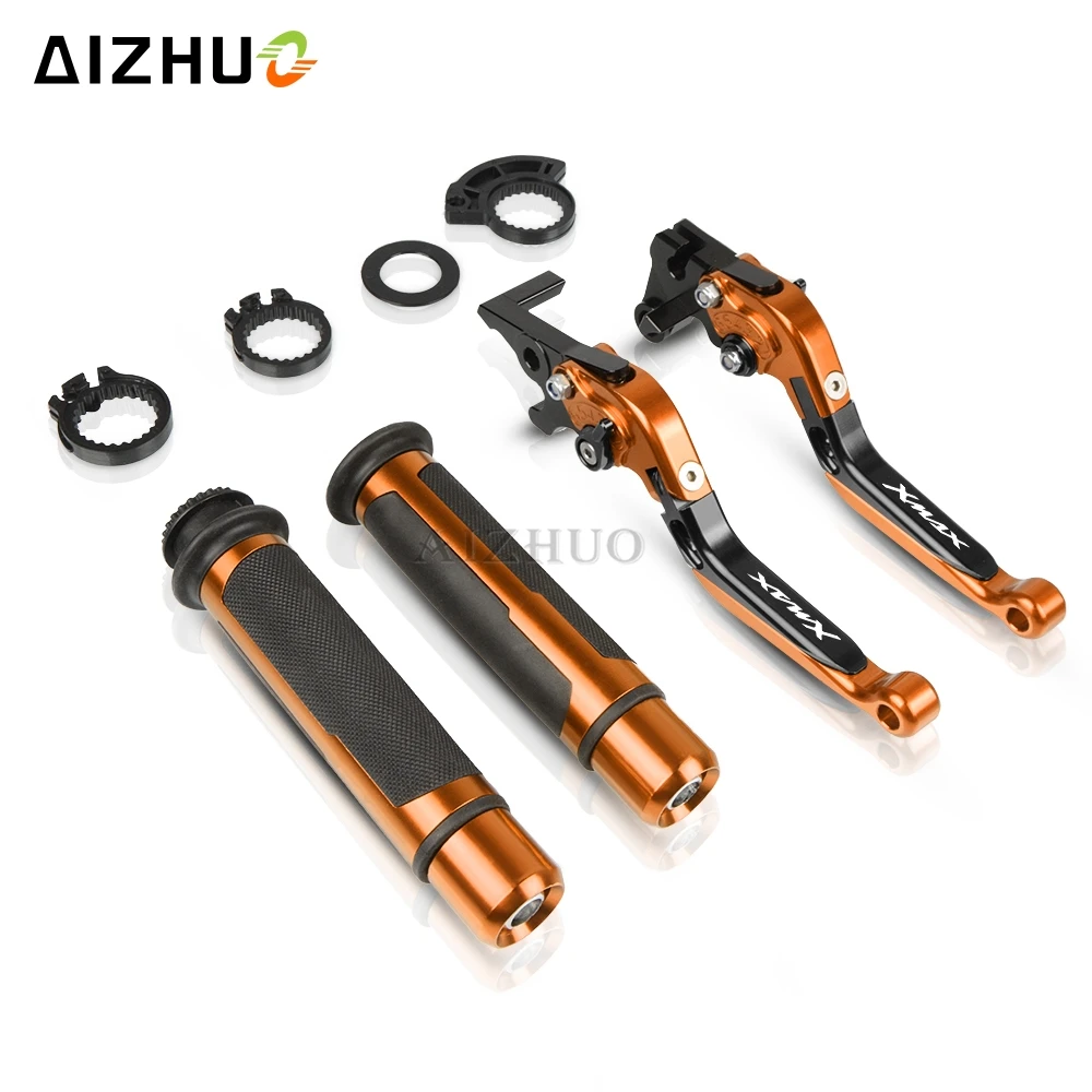 

For YAMAHA XMAX 250 XMAX 125 XMAX 400 X-MAX 250 400 2017-2019 Motorcycle Handle Grips Adjustable Brake Clutch Levers