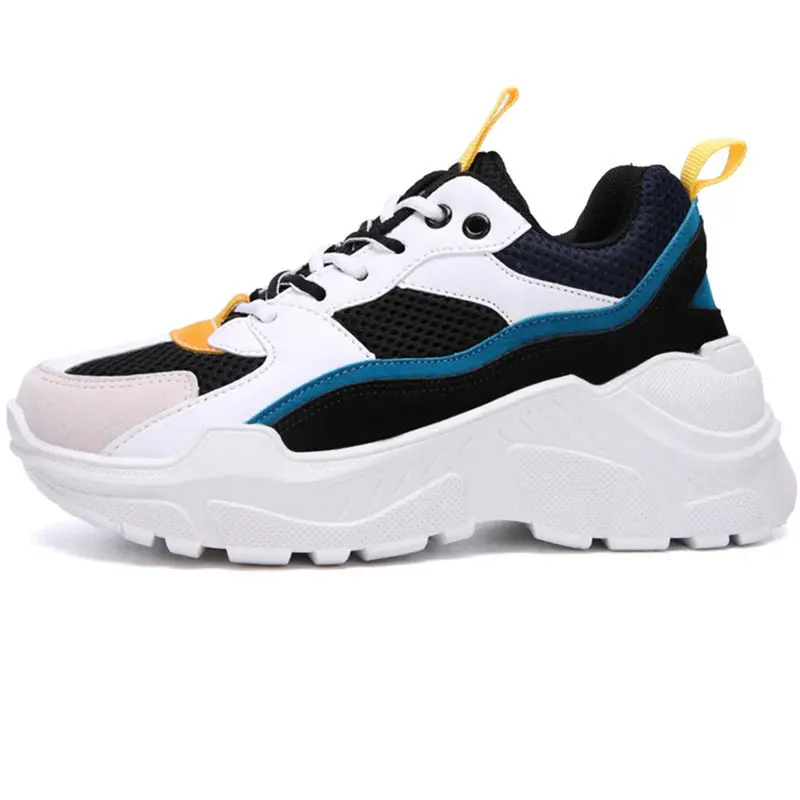 Летние кроссовки большого размера на платформе для женщин спортивная обувь