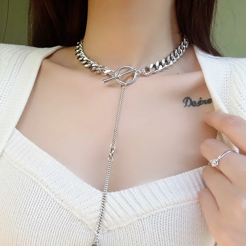 

Women Necklace Fashion Alloy Choker Jewelry Long Drop Pendant Design Cute Necklaces Gift for Party Accessory New Arrivals