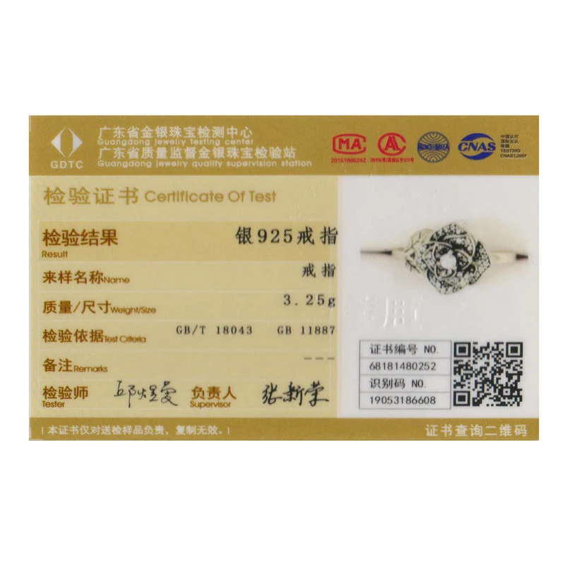 

BAMOER 100% 925 Sterling Silver Rose Flower Dazzling CZ Tree Leaf Finger Rings for Women Wedding Engagement Jewelry Gift SCR382