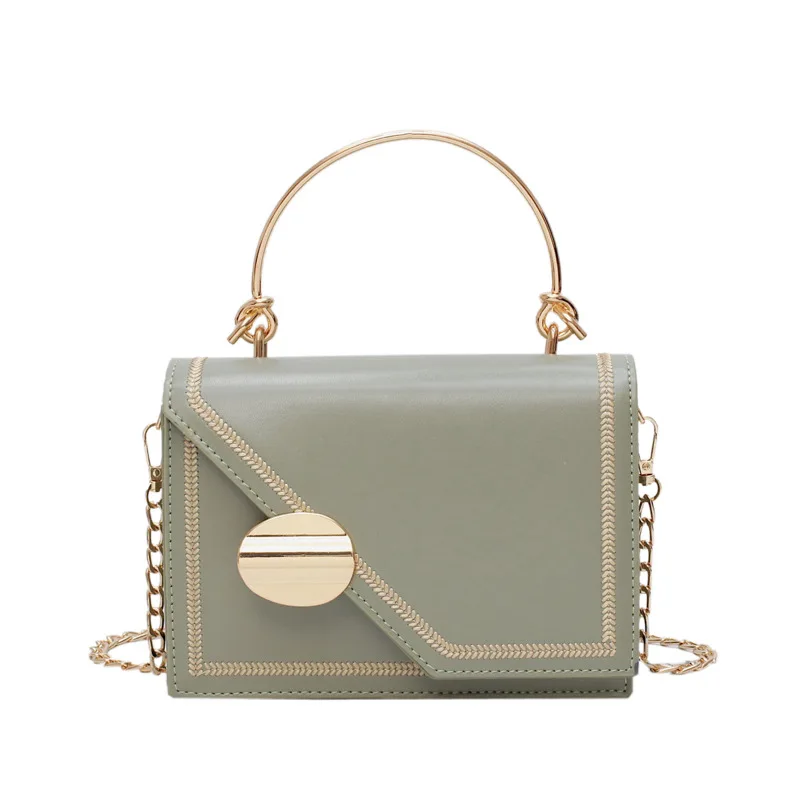 Small bag female 2020 new trendy fashion western style shoulder bag messenger bag Korean chain portable small square bag Bolso