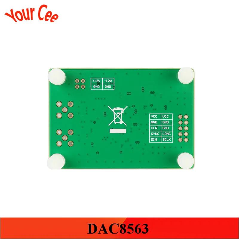 DAC8563 цифро-аналоговый преобразования приобретения Dual Core 16 бит модуль DAC данных