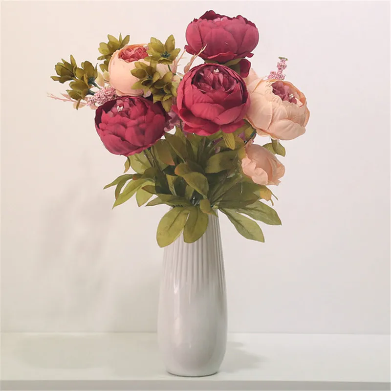 Искусственный цветок пиона букет искусственных цветов для украшения дома декор