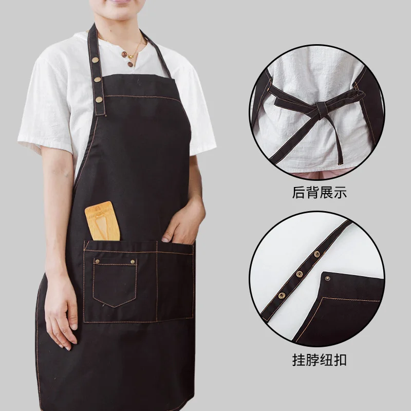 

Waterproof Oil-Proof Hand Erasable Aprons for Women Men Abrasion Cooking Baking Apron Kitchen Utility Equipment Accessories