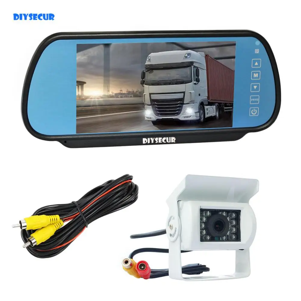 Монитор Автомобильный DIYSECUR водонепроницаемая камера заднего вида с 7 дюймовым