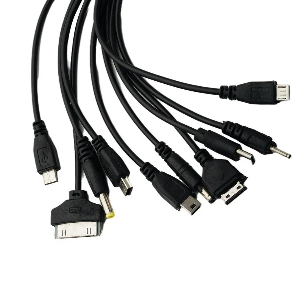 Универсальный Портативный Легкий Многофункциональный зарядный USB-кабель 10 в 1