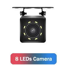 8LEDs Camera Инструменты+ OBD2+ приемник dab+ CARPLAY+ USB камера-видеорегистратор+ Система контроля давления в шинах HD камера заднего вида+ камера заднего вида для любого android навигации - Цвет: 8LEDs Camera