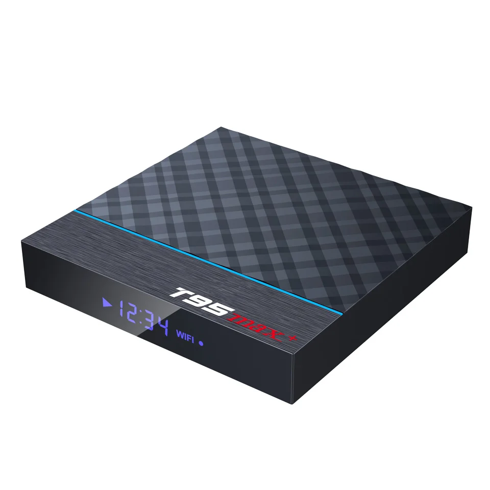 T95 MAX PLUS Amlogic S905X3 Смарт ТВ коробка Android 9 0 4 Гб Оперативная память 32GB/64GB Встроенная 2 4G