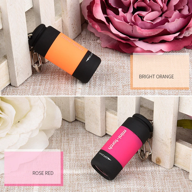 LED Mini Light USB Rechargeable Flashlight Lamp Pocket Keychain Torch Waterproof Outdoor Tools | Спорт и развлечения