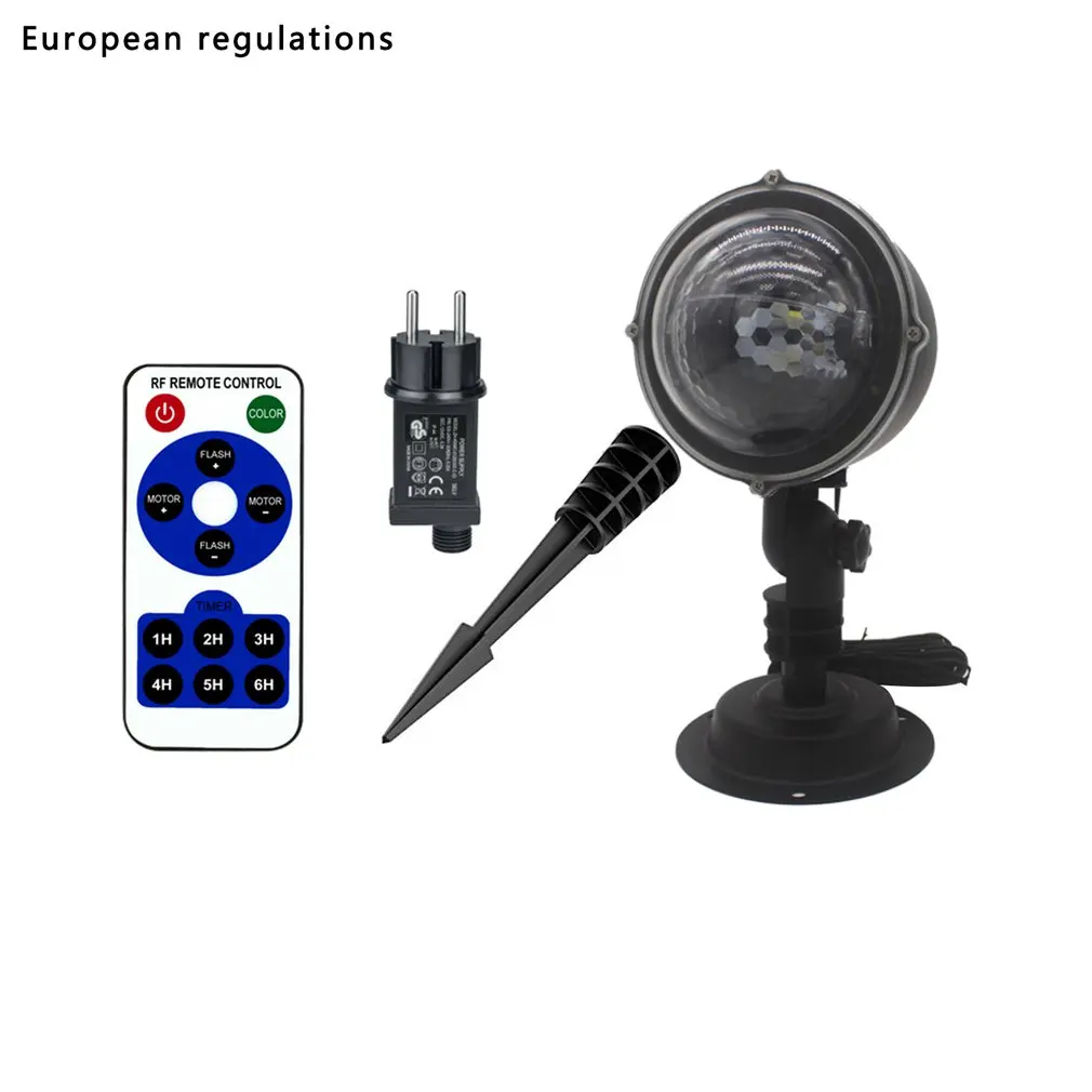 Светодиодная Праздничная прожекторная лампа на Рождество Хэллоуин Hd узор