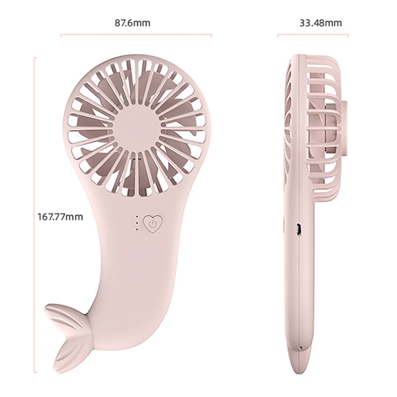 

Hot New Pattern Pocket Fans USB Charger Mini Mermaid Fans Student Outdoors Bring Portable Small Fan DC Mini Air Cooler