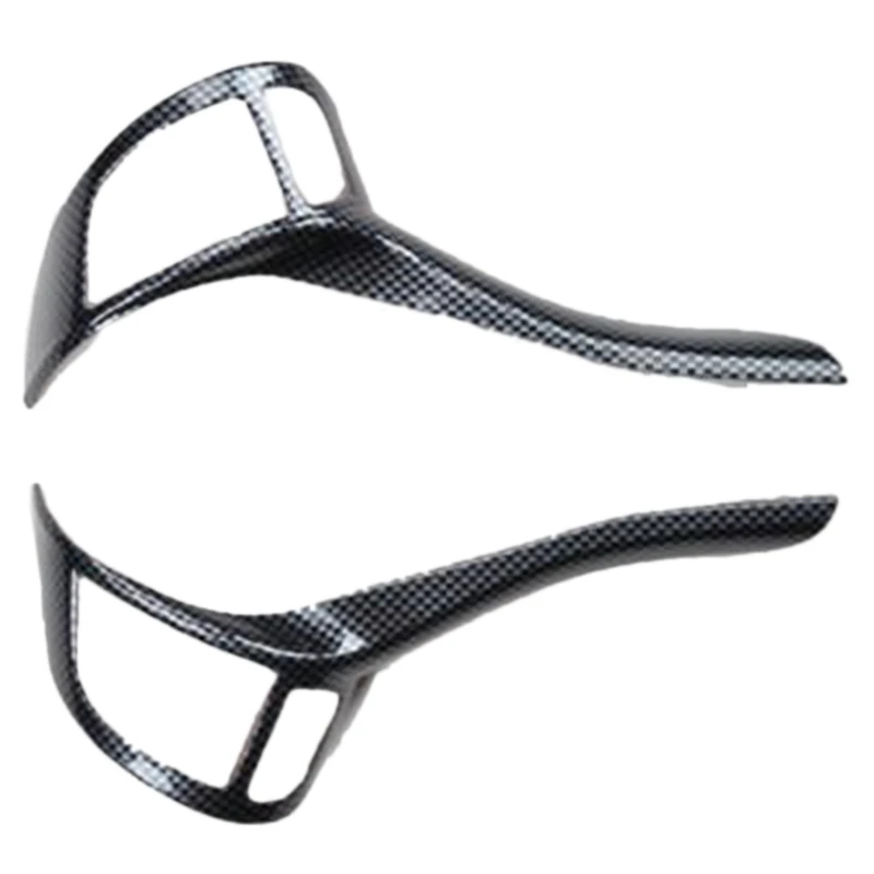 2Pcs Car Carbon Fiber ABS Inner Steering Wheel Strip Trim for Nissan Teana Altima 2013-2018 | Автомобили и мотоциклы