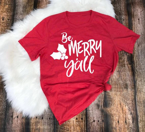 Будьте счастливы рубашка для женщин графическая модная красная с листьями