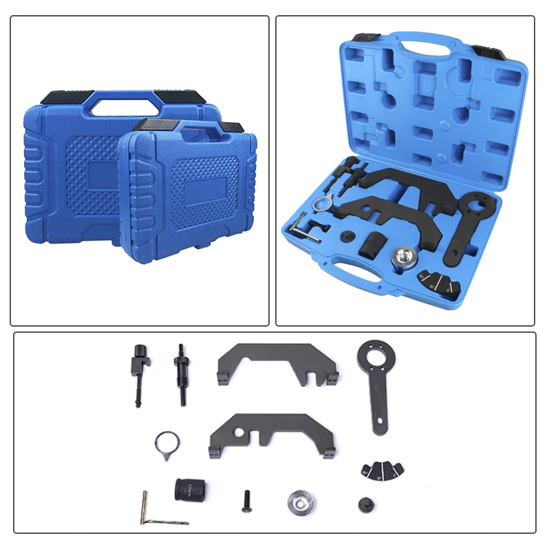 12Pcs Car Engine Timing Tool Kit Set For BMW N62/N62TU/N73 Camshaft Alignment Engine Extractor/Installer Tool images - 6