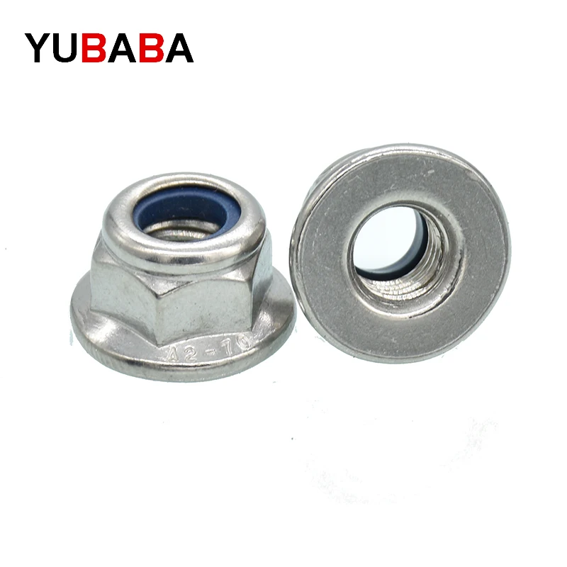 Гайка Фланцевая Шестигранная из нержавеющей стали M4 M5 M6 M8 M10 DIN6926 304