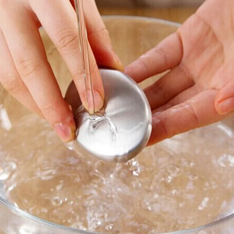 

Stainless Steel Soap Odor Remover Eliminating Smell Like Onion Fish Garlic for Kitchen Bar Accessories