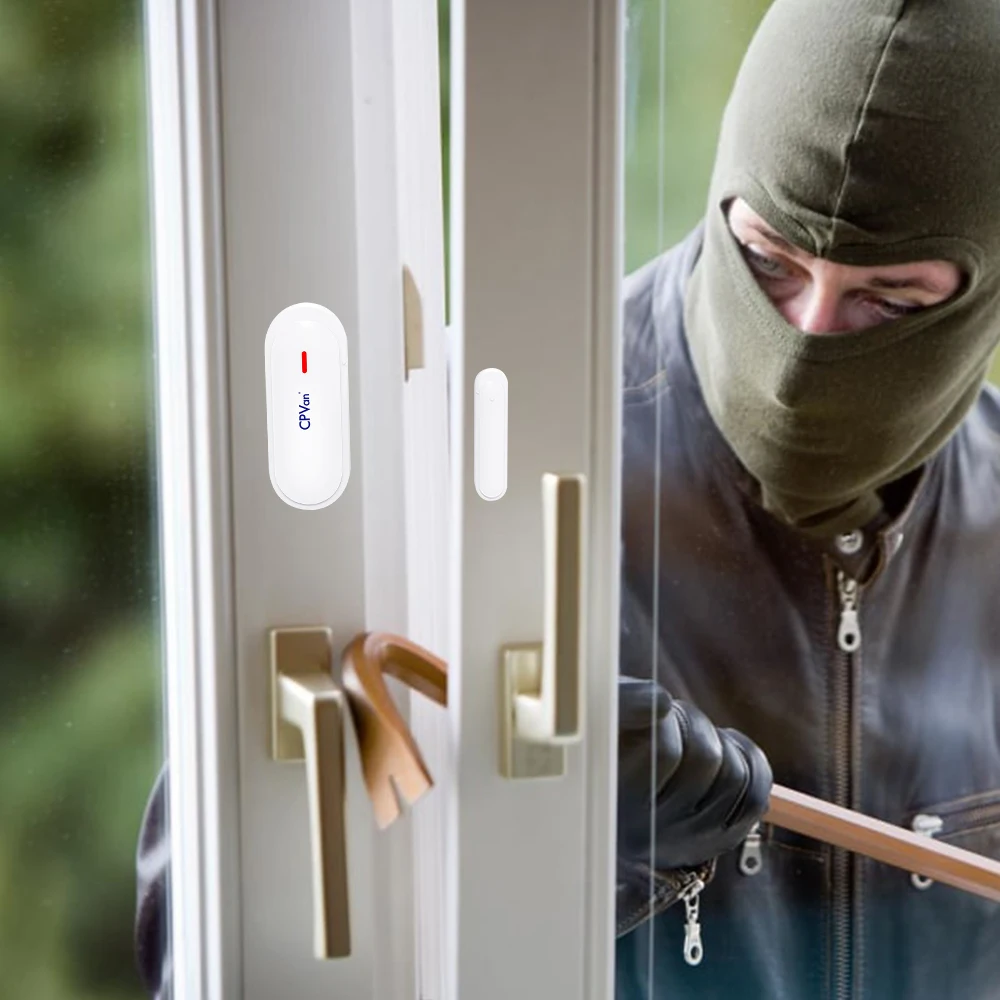 CPVan датчик для оконных дверей безопасности детектор 433 МГц двери домашняя