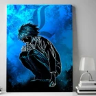 Постер тетрадь смерти, холст, настенное художественное украшение, принты для гостиной, детской комнаты, дома, спальни, декоративная живопись