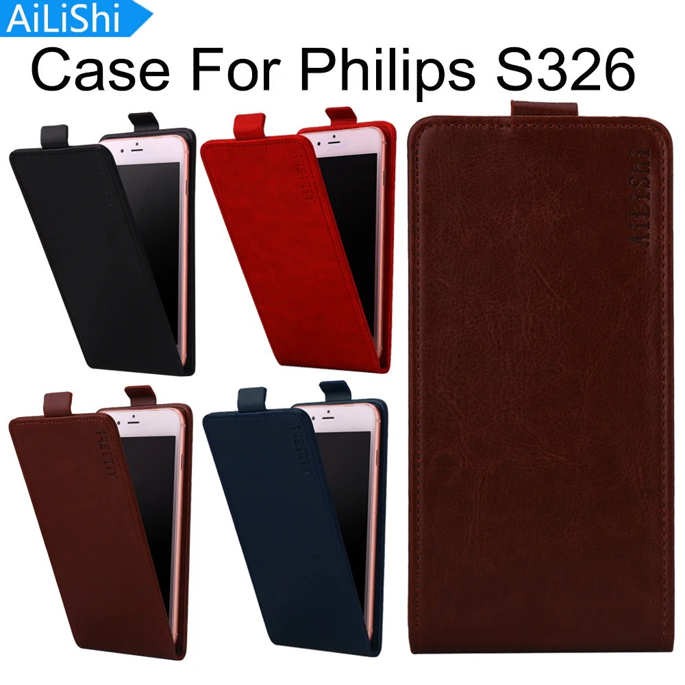 AiLiShi для Philips S326 чехол высокого качества с откидной крышкой Модный из