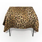 Легкая скатерть с леопардовым принтом, для девочек